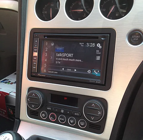 Pioneer AVIC-F960DAB Double Din DAB Radio Multimedia installed in Alfa Brera 2007