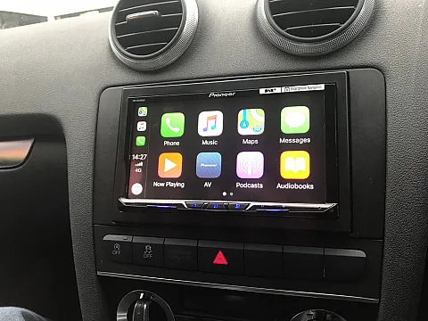 Pioneer SPH-DA230DAB Installed in Audi A3 2010