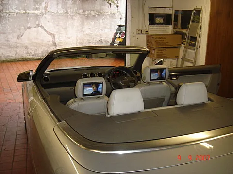 AUDI A4 CONVERTIBLE 04 - ALPINE REAR SCREENS