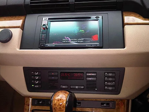BMW X5 (2003) - Pioneer AVIC-F940BT Double Din Navigation