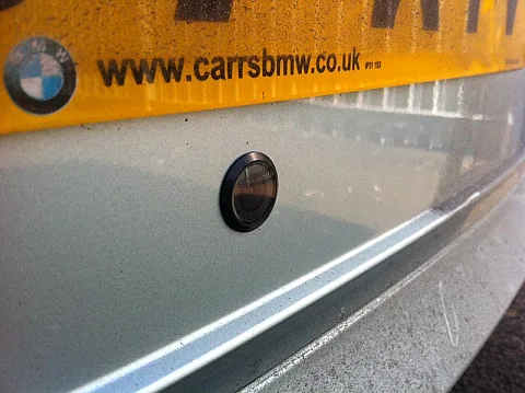 BMW 1 Series Flush camera install under license plate