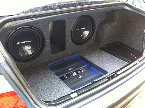 BMW E46 3 Series - Custom Boot Install with Focal Amps and Pioneer Subs