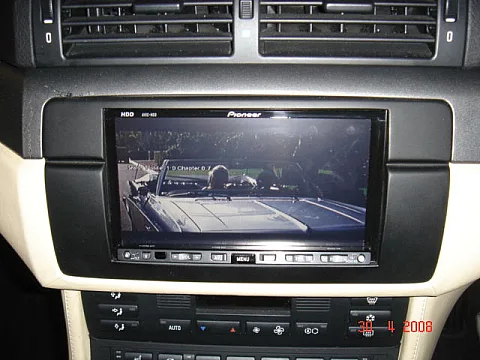 BMW M3 CONVERTIBLE - CUSTOM FASCIA WITH PIONEER AVIC-HD3BT NAVIGATION SCREEN