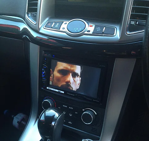 Chevrolet Captiva 2012 double din multimedia conversion with Pioneer AVH-X3500DAB headunit