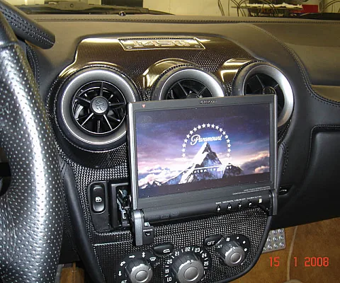 2007 Ferrari F430 - Kenwood KVT-729DVD Screen