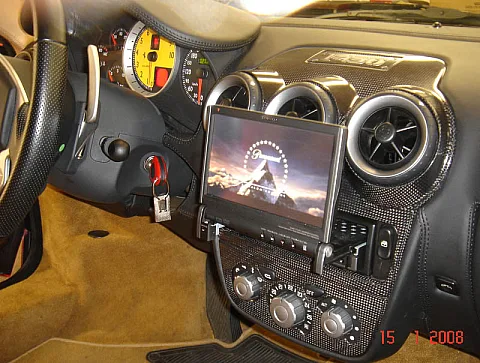 2007 Ferrari F430 - Kenwood KVT-729DVD Screen