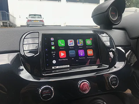 Fiat 500 Abarth 2016 / Pioneer SPH-DA130DAB and Pioneer ND-BC8 Camera