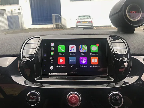 Fiat 500 Abarth 2016 / Pioneer SPH-DA130DAB and Pioneer ND-BC8 Camera