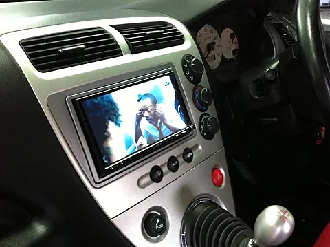 Sony XAV-72BT Screen install in Honda Civic Type R 2005