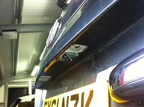 Hyundai Santa Fe 2011 Reverse Camera Installed