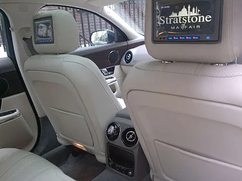 Jaguar XF 2012 Ivory Vizualogic A-1260 Headrest Screen install