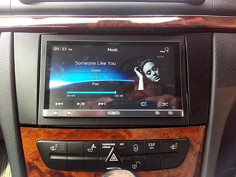 Pioneer SPH-DA100 installed in Mercedes E Class 2003