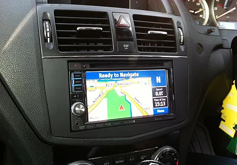 Mercedes C Class 2008 - Kenwood Navigation System
