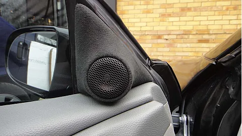 Mercedes SL55 - Custom tweeter housing