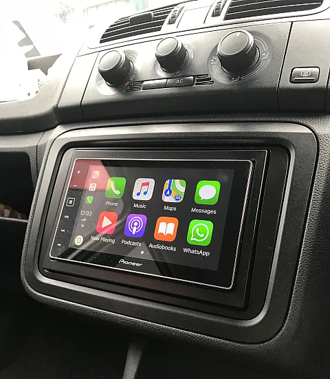 Pioneer SPH-DA120 Installed in Skoda Fabia 2008 !
