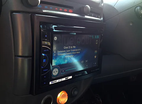 Smart 4 2 / 2004 Pioneer AVH-X3500DAB Conversion from single din