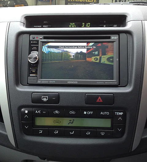 Kenwood DNX-4250DAB Double Din Install in Toyota Hilux 61 Reg