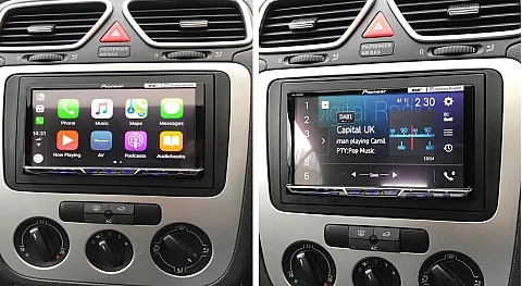 VW EOS 2007 Double Din Multimedia DAB Upgrade