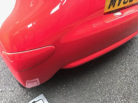 Toyota Aygo 2013, Rear Colour Coded Parking Sensors Installed