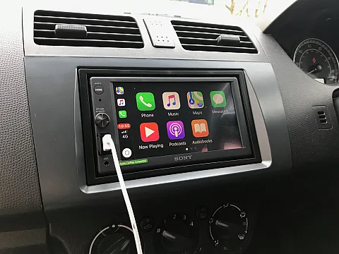 Suzuki Swift 2009 double din install Sony XAV-AX1000