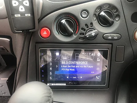 Mazda RX7 2001 fitted Pioneer SPH-DA130DAB