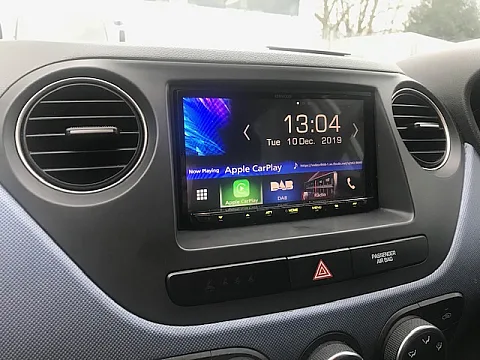 Kenwood DMX7017DABS Installed in Hyundai i10 2014