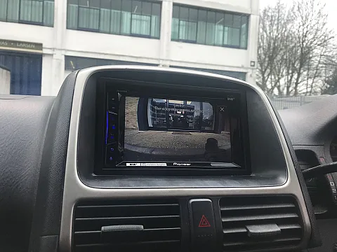 Pioneer AVH-A3100DAB double din installed in Honda CRV