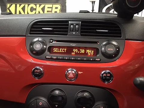 Fiat 500 factory headunit