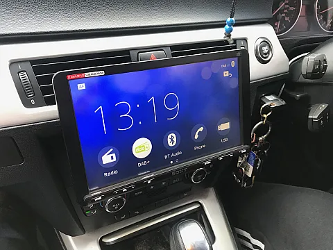 BMW 3 Series 2009, Sony XAV-AX8050D and Pioneer ND-BC8 Installed