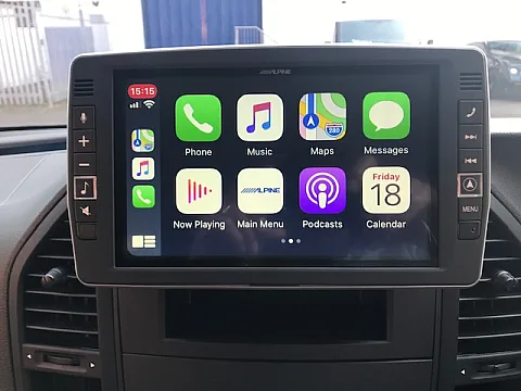 Mercedes Vito 2018 Alpine X903D–V447 Installed