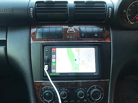 Mercedes C Class 2007 Sony XAV-AX1005DB Installed
