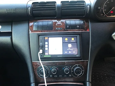Mercedes C Class 2007 Sony XAV-AX1005DB Installed