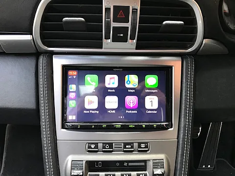 Porsche 997 Kenwood 7017DABS & DRV-N520 Installed