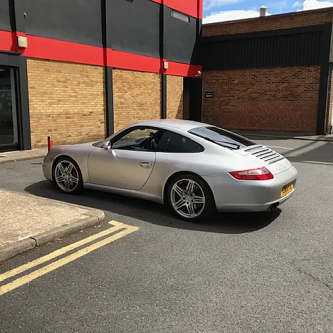 Porsche 997 Kenwood 7017DABS & DRV-N520 Installed