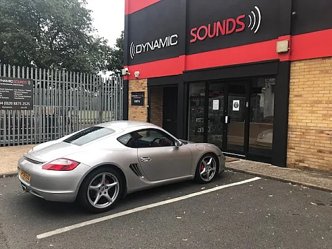 Porsche Cayman 2006 Alpine ILX-700 Alpine CarPlay unit Install