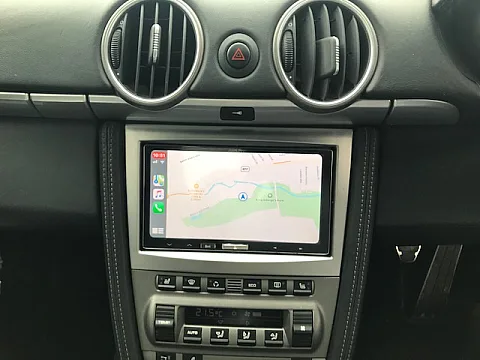 Porsche Cayman 2006 Alpine ILX-700 Alpine CarPlay unit Install