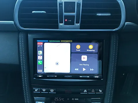 Porsche Cab 997 2009 Sony XAV-AX5550D Installed