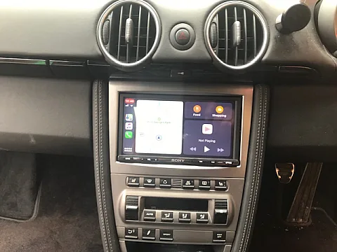 Porsche Cayman S 2009 Sony XAV-AX3005DB Installed