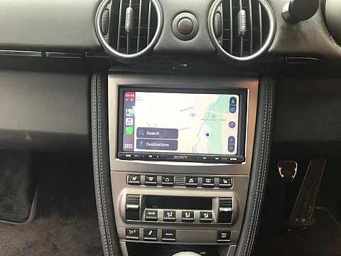 Porsche Cayman S 2009 Sony XAV-AX3005DB Installed