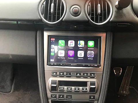 Porsche Cayman S 2009 Sony XAV-AX3005DB Installed