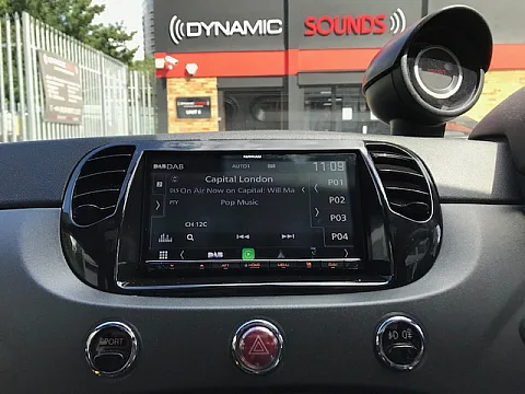 Fiat 500 Abarth Kenwood DMX8019DABS Install