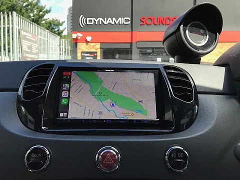 Fiat 500 Abarth Kenwood DMX8019DABS Install