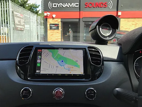 Fiat 500 Abarth Kenwood DMX8019DABS Install