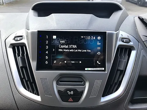 Ford Transit Custom 64 reg Pioneer SPH-DA250DAB CarPlay installed