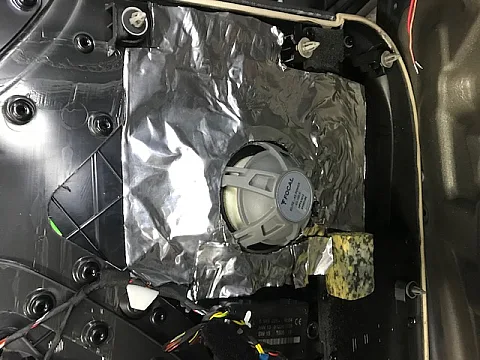 BMW 6 Series 2005 Focal ES100 K Speaker upgrade