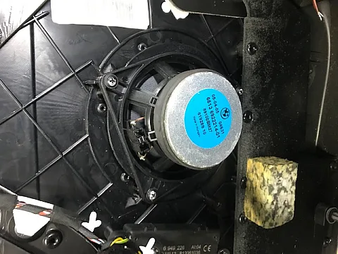 BMW 6 Series 2005 Focal ES100 K Speaker upgrade