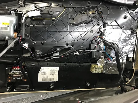 BMW 6 Series 2005 Focal ES100 K Speaker upgrade