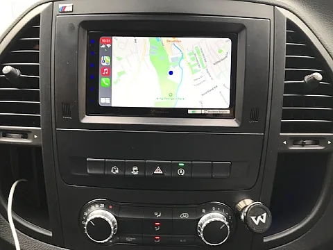 Mercedes Vito 2015 Pioneer SPHDA250DAB and CAM-MB1-RT for Original Camera