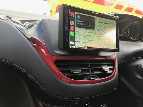 Peugeot 208 2014 Pioneer SPH-EV062DAB-208 OE Fit Floating Screen Install