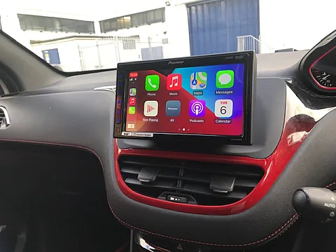 Peugeot 208 2014 Pioneer SPH-EV062DAB-208 OE Fit Floating Screen Install